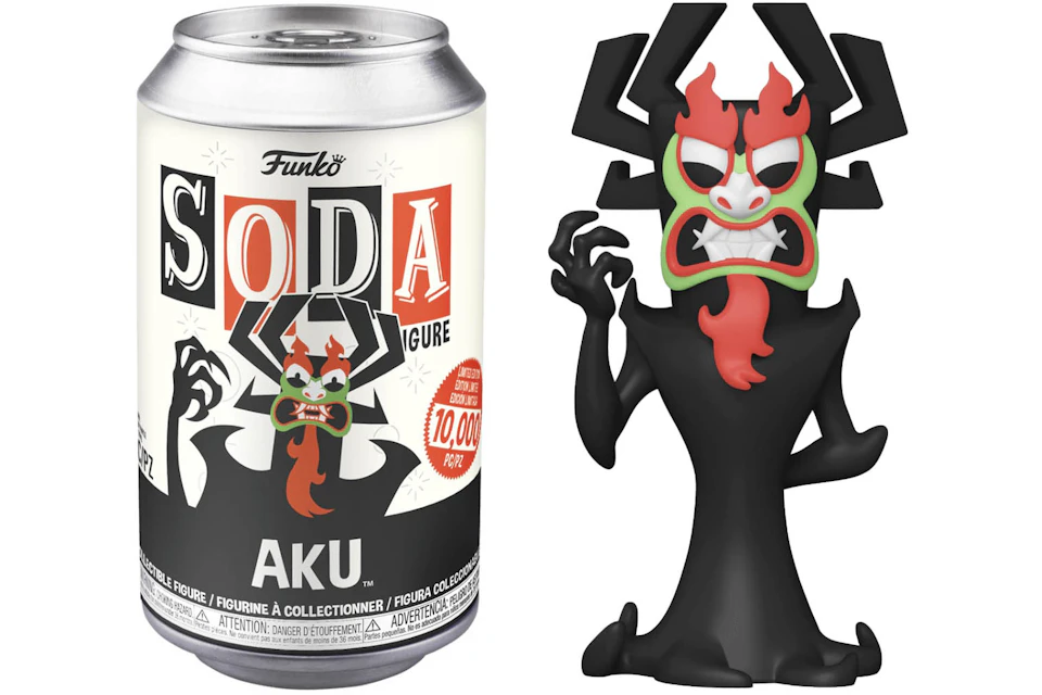 Funko Soda Samurai Jack Aku Opened Can Common Figure
