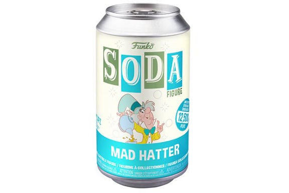 Funko Soda Alice In Wonderland Mad Hatter Figure Sealed Can