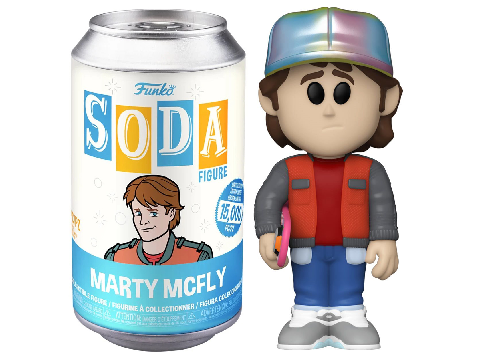 Funko Soda Back to the Future Marty McFly Open Can Chase Figure - CN