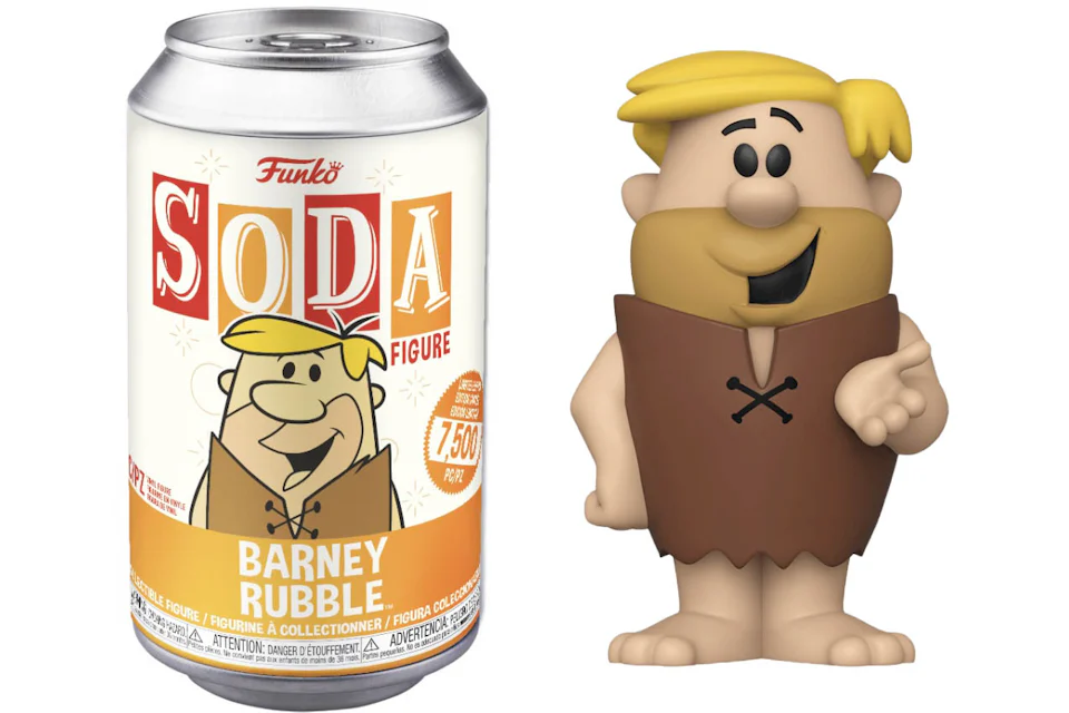 Funko Soda Hanna-Barbera Barney Rubble Opened Can Common Figure