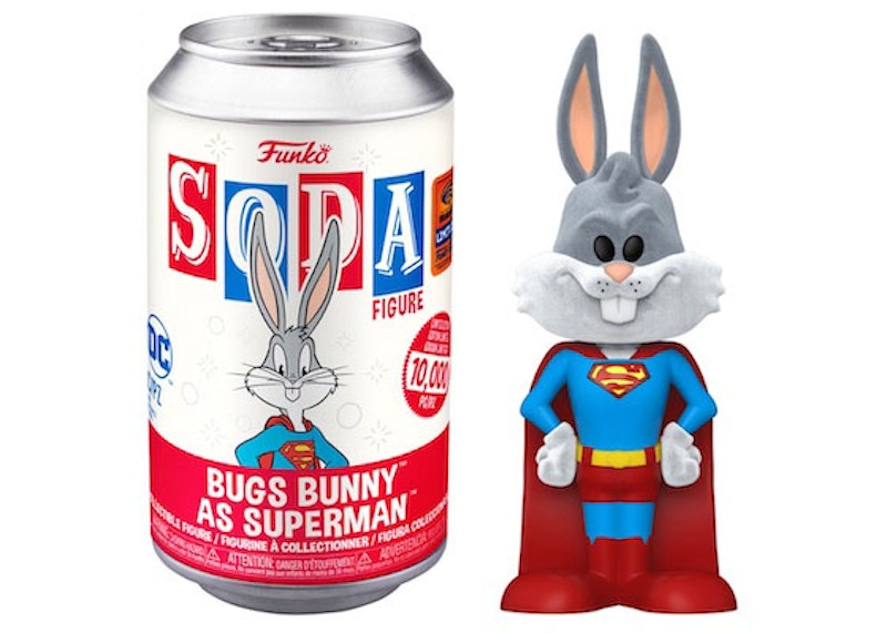 Funko Soda Bugs Bunny as Superman WonderCon 2023 Exclusive Open