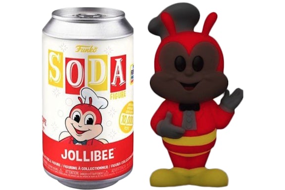 Funko Soda Jollibee Funatic Exclusive GITD Open Can Chase Figure