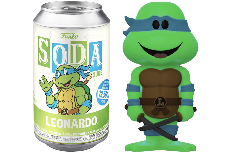 Funko Soda TMNT Leonardo Opened Can Chase Figure
