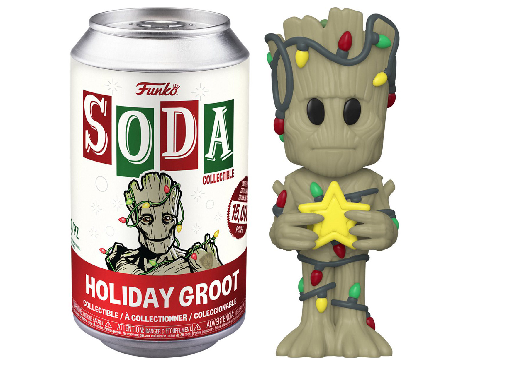 Funko Soda Marvel Holiday Groot Open Can Chase Figure - US