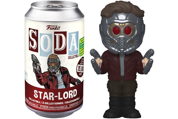 Funko Soda Marvel Star-Lord 2022 Summer Convention Exclusive Open Can Figure