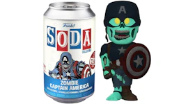 Funko Soda Marvel Studios What If...? Zombie Captain America Open Can Chase Figure
