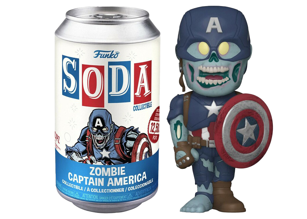 Funko Soda Marvel Studios What If...? Zombie Captain America Open