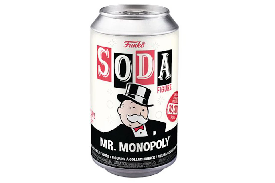 Funko Soda Mr. Monopoly Figure Sealed Can