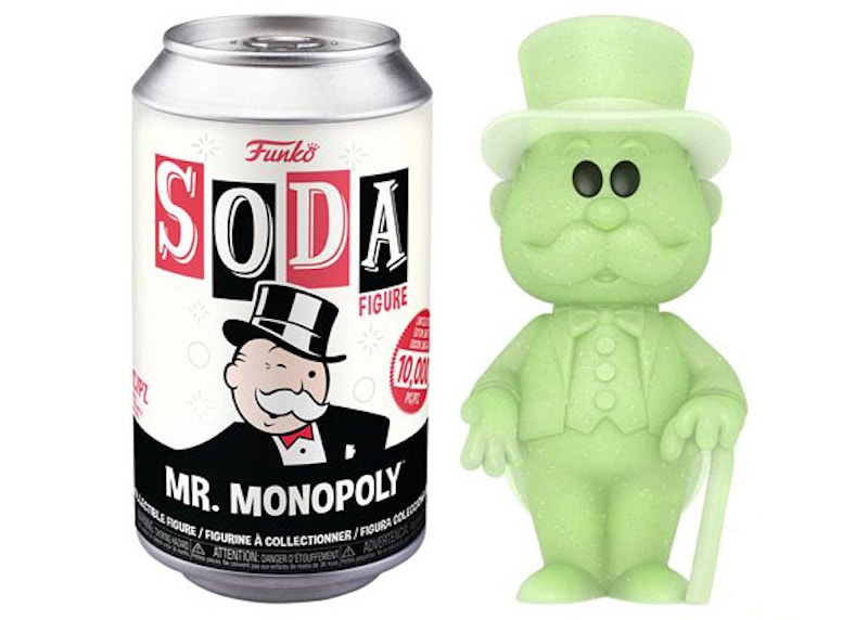 Funko Soda Mr. Monopoly Open Can Chase Figure - FW21 - US