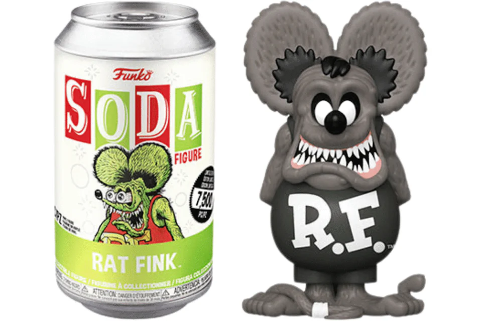 Funko Soda Rat Fink Opened Can Chase Figure