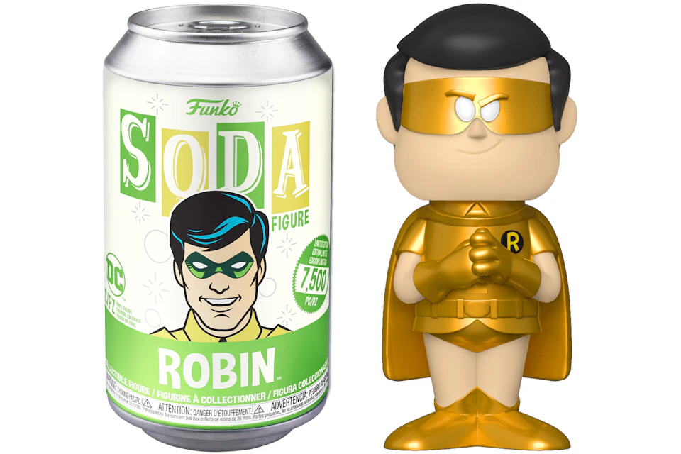 Funko Soda DC Comics Robin Opened Can Chase Figure