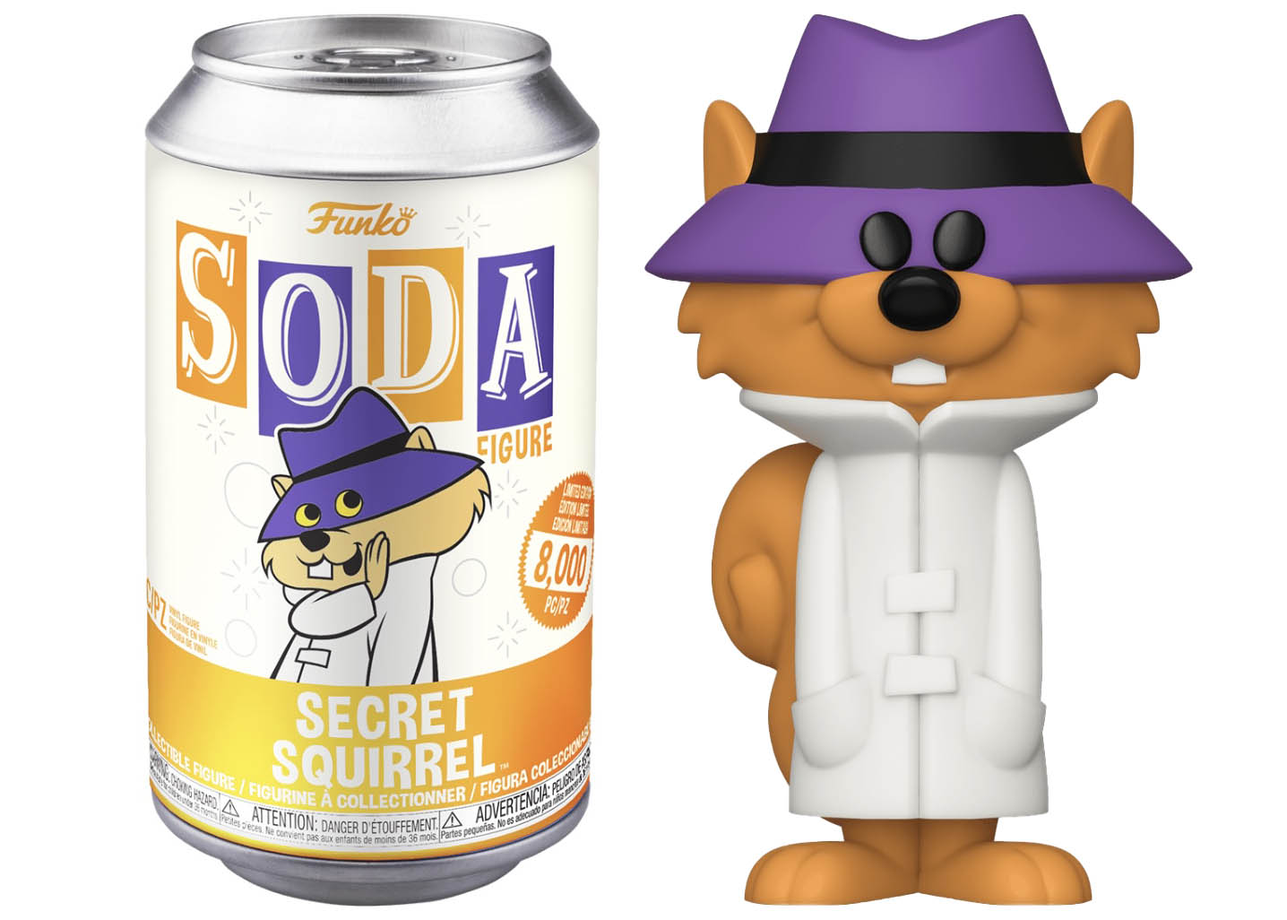 Funko Soda Hanna-Barbera Secret Squirrel Opened Can Common Figure - US