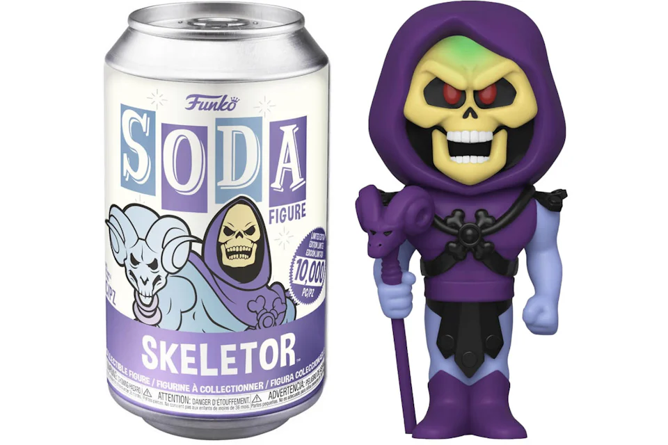 Funko Soda Masters of the Universe Skeletor Opened Can Chase Figure