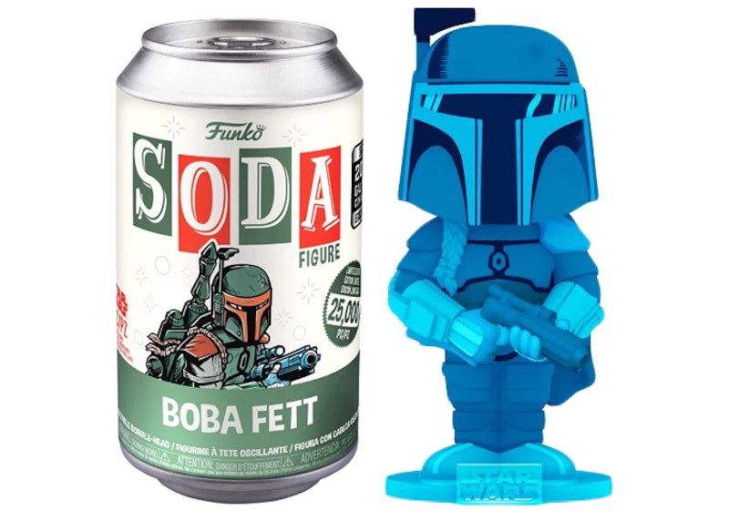 Funko Soda Star Wars Boba Fett 2022 Galactic Convention Exclusive Open Can  Chase Figure