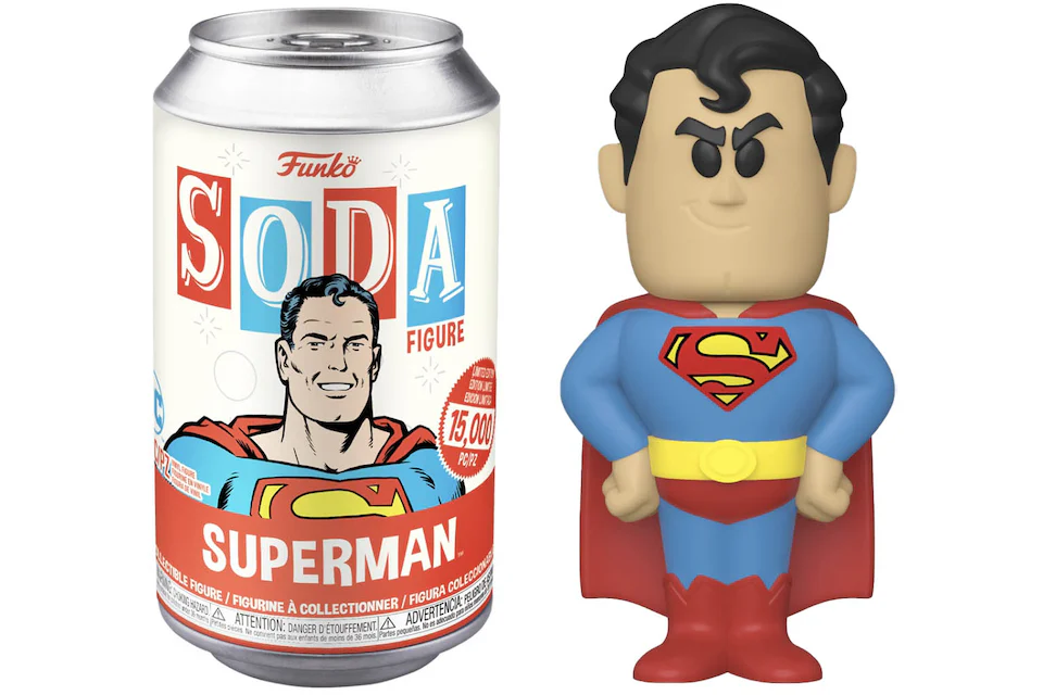 Funko Soda DC Comics Superman Opened Can Common Figure