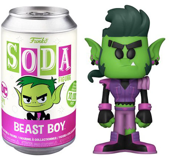 Funko Soda Teen Titans Beast Boy Open Can Figure Fw21