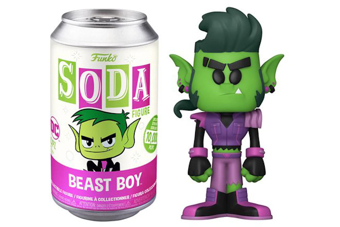 Funko Soda Teen Titans Beast Boy Open Can Figure