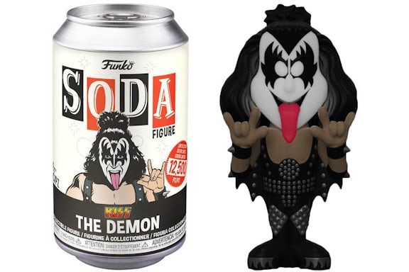Funko Soda KISS The Demon Opened Can Chase Figure