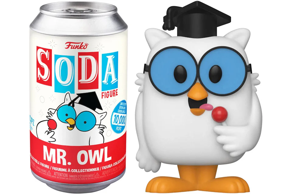 Funko Soda Tootsie Roll Mr. Owl Open Can Figure