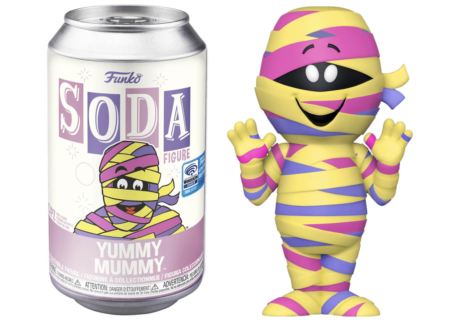 Funko Soda Ad Icons Yummy Mummy WonderCon Exclusive Opened Can