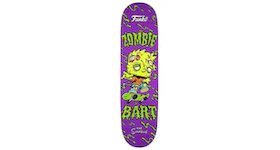 Funko The Simpsons Zombie Bart 2021 Fall Convention Exclusive Skateboard Deck