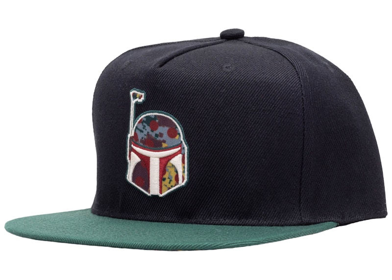 Pre-owned Funko X Futura Star Wars Hat In Navy Blue/green