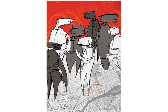 Stampa Futura Laboratories Crowd Control (firmata, edizione di 80)