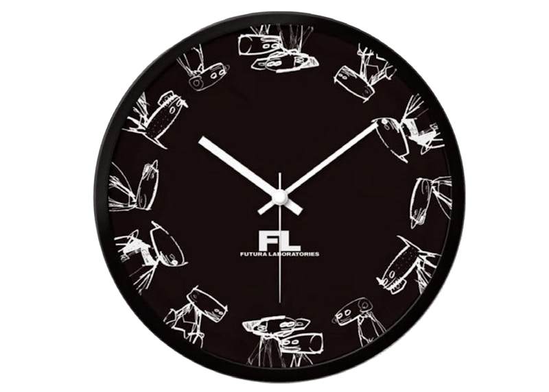 Futura Johnny Clock Black - US