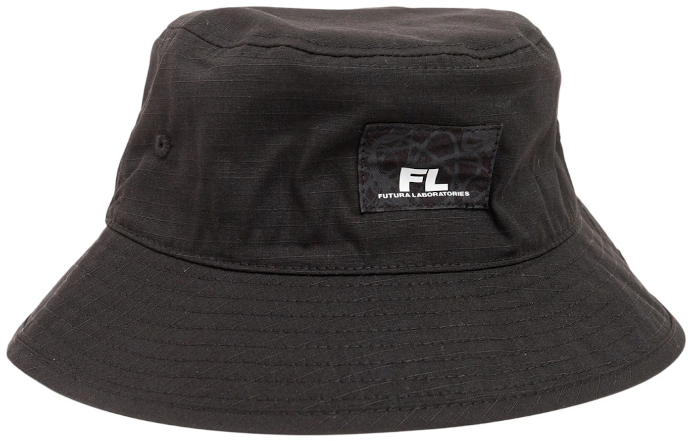 Futura Laboratories Bucket Hat Black Men's - SS21 - US
