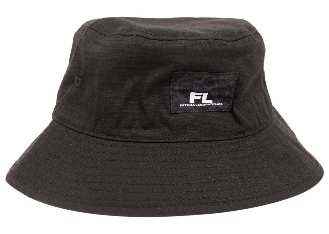 Pre-owned Futura Laboratories Bucket Hat Black