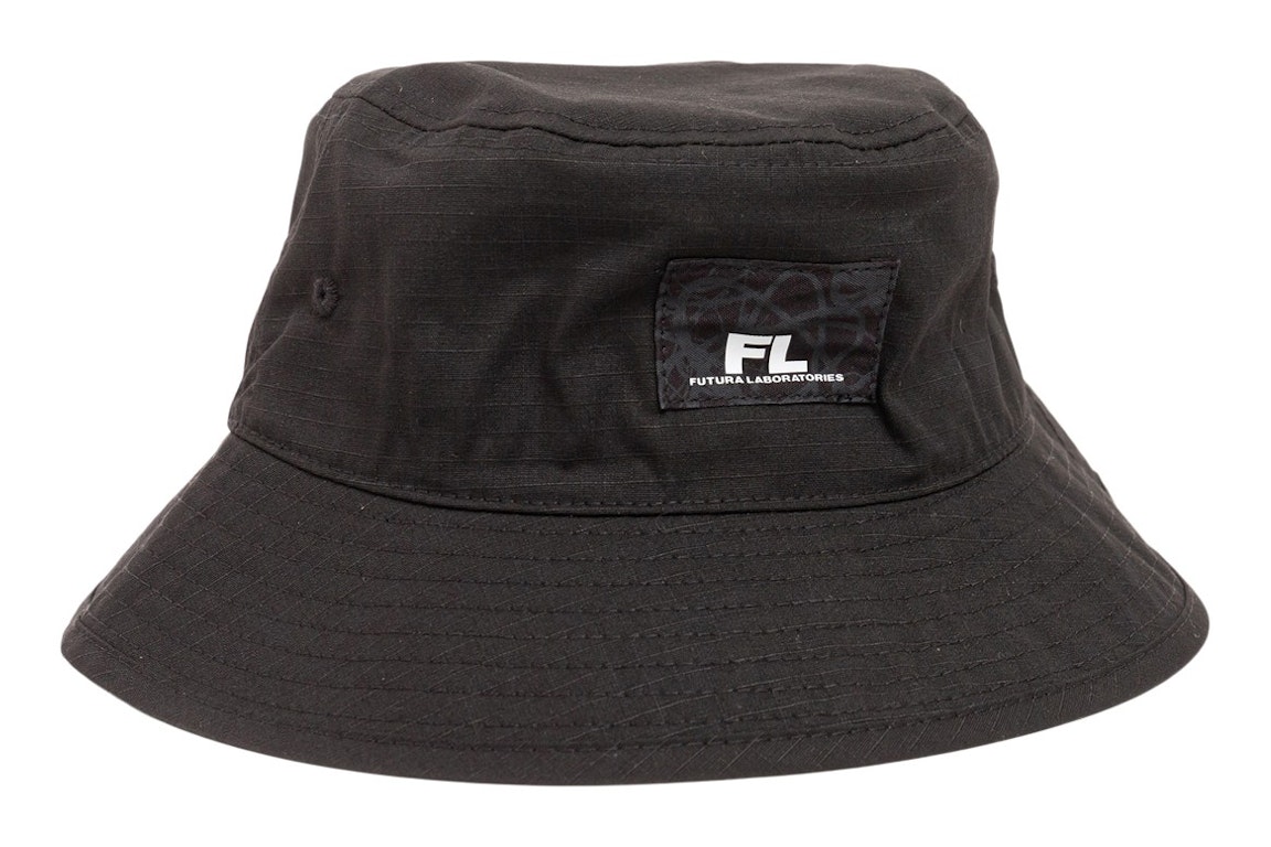 Pre-owned Futura Laboratories Bucket Hat Black