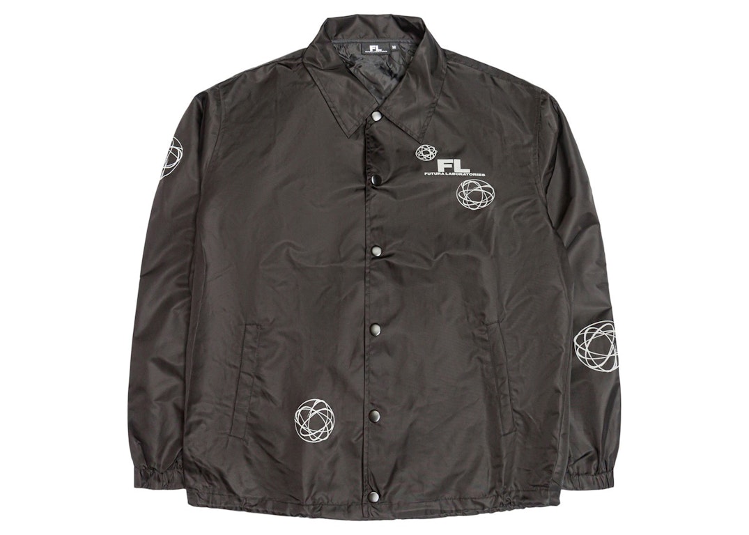 Pre-owned Futura Laboratories Coaches Jacket Black