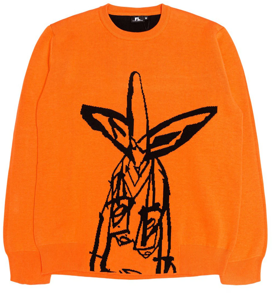 Futura Laboratories Pointman Knit Sweater Orange
