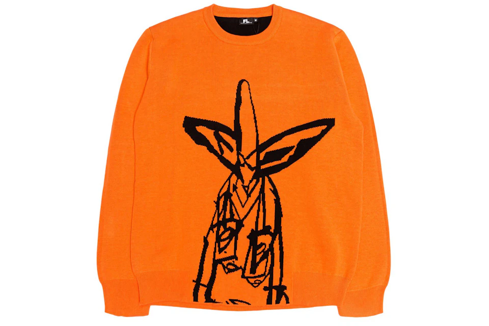 Futura Laboratories Pointman Knit Sweater Orange