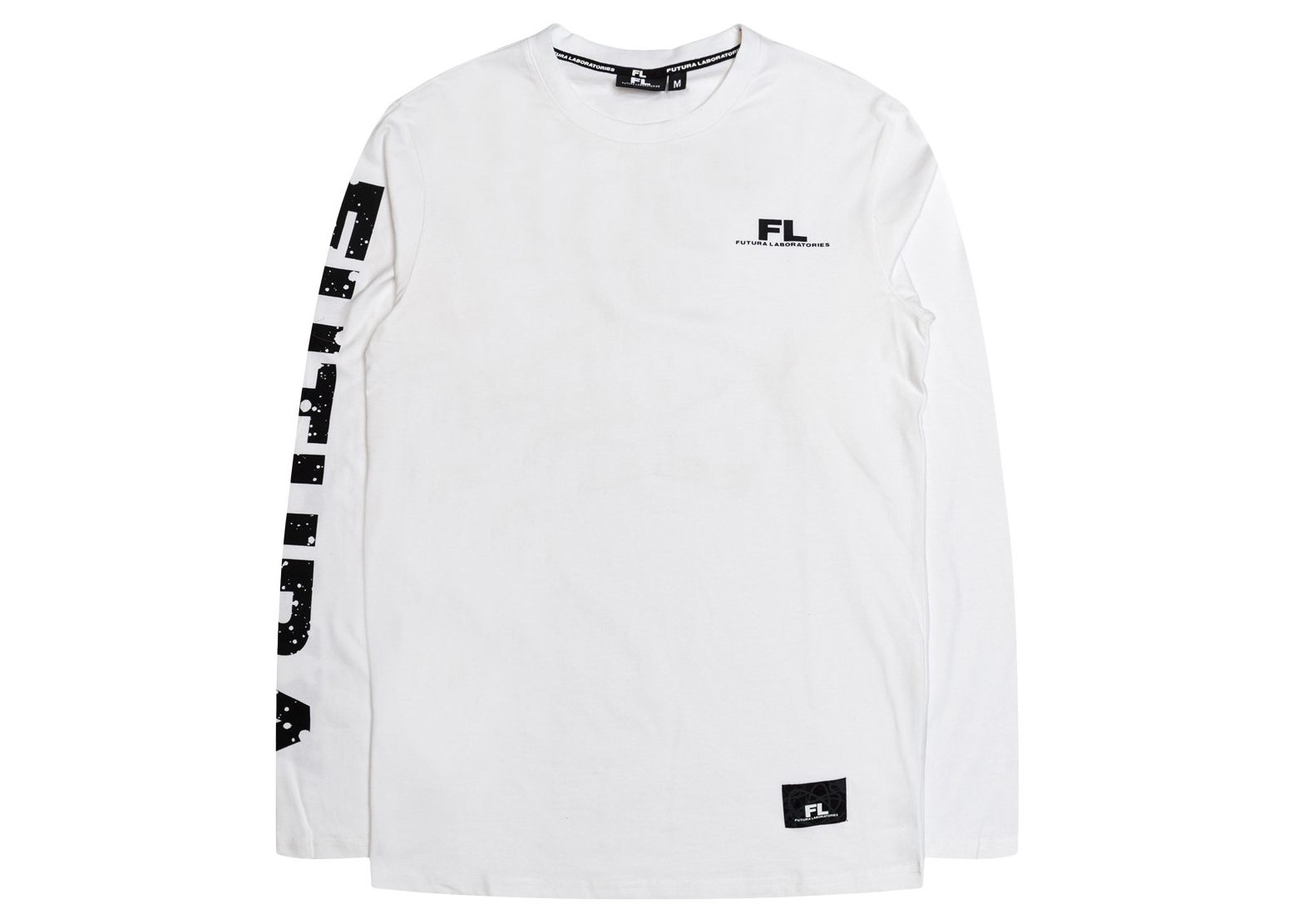 Futura Laboratories Splatter L/S Tee White メンズ - SS21 - JP