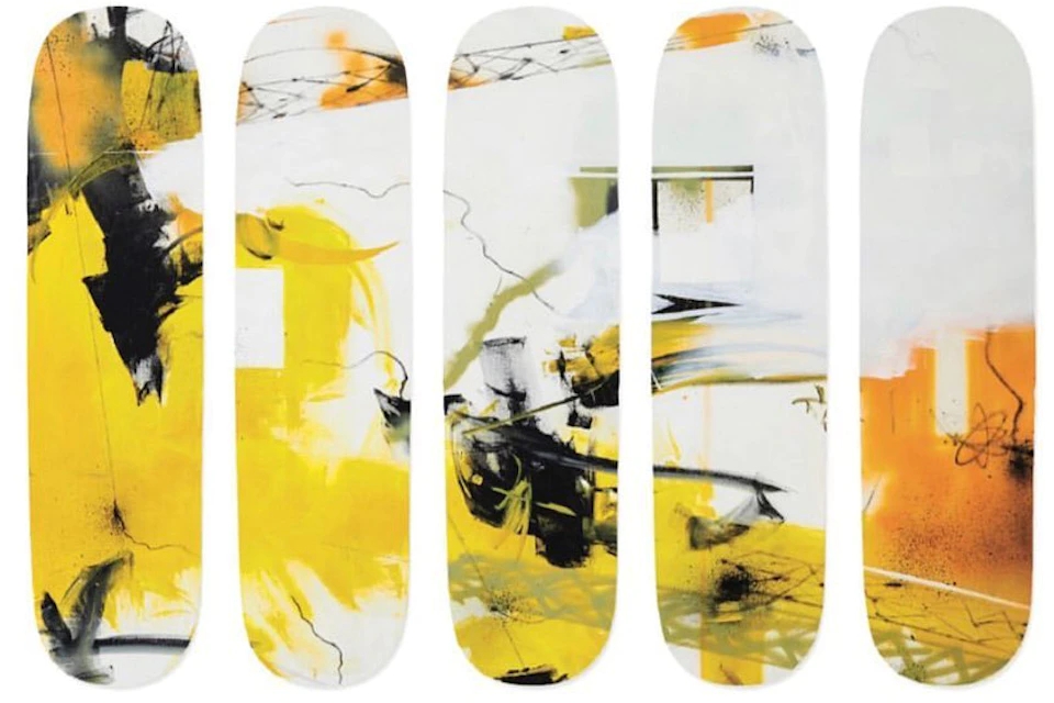 Futura x Alchemist Art Cafe Violent Treasure 5 Skateboard Deck Set