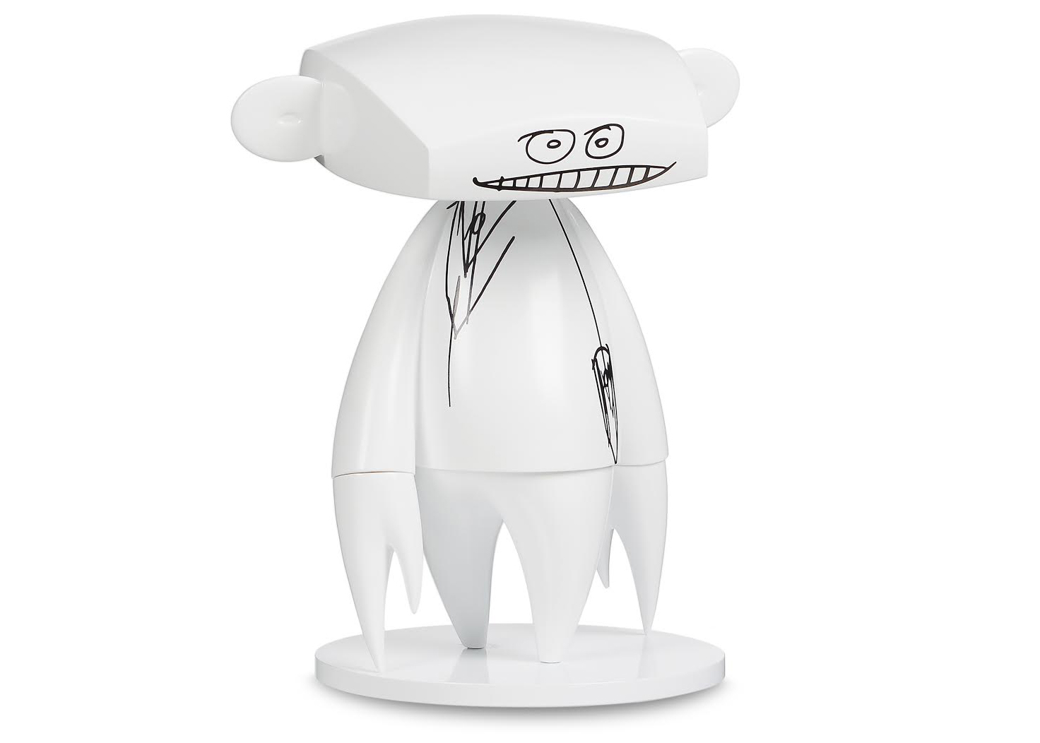 Futura x Pop Life Global Johnny Figure White