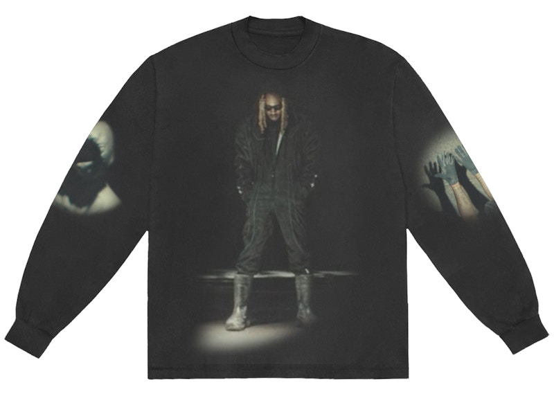 Future Keep it Burnin Designed by DONDA L/S T-shirt Vintage Black