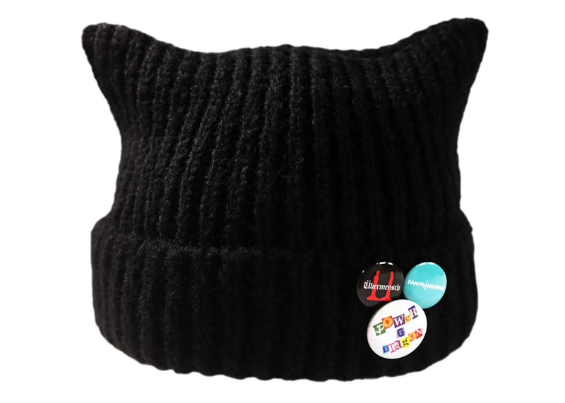 【PEACEMINUSONE】 G-DRAGON Knit Cap Black G-Dragon Knit Cap Black Men's - US