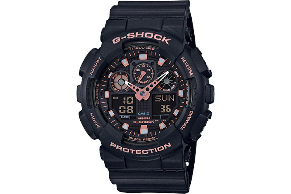 Casio G Shock Analog Digital GA100GBX 1A4