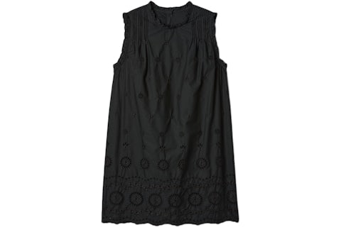 Gap x DEN Eyelet Mini Dress True Black - SS24 - US Gap x DEN Eyelet Mini Dress True Black - SS24 - US