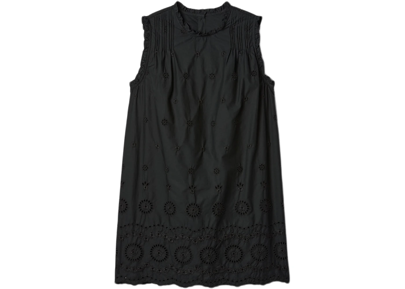 Gap x DEN Eyelet Mini Dress True Black - SS24 - US Gap x DEN Eyelet Mini Dress True Black - SS24 - US