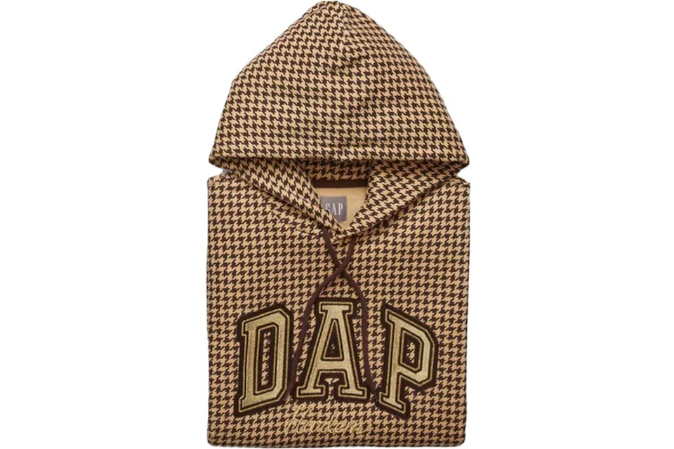 Gap x Dapper Dan DAP Arch Logo Hoodie Camel