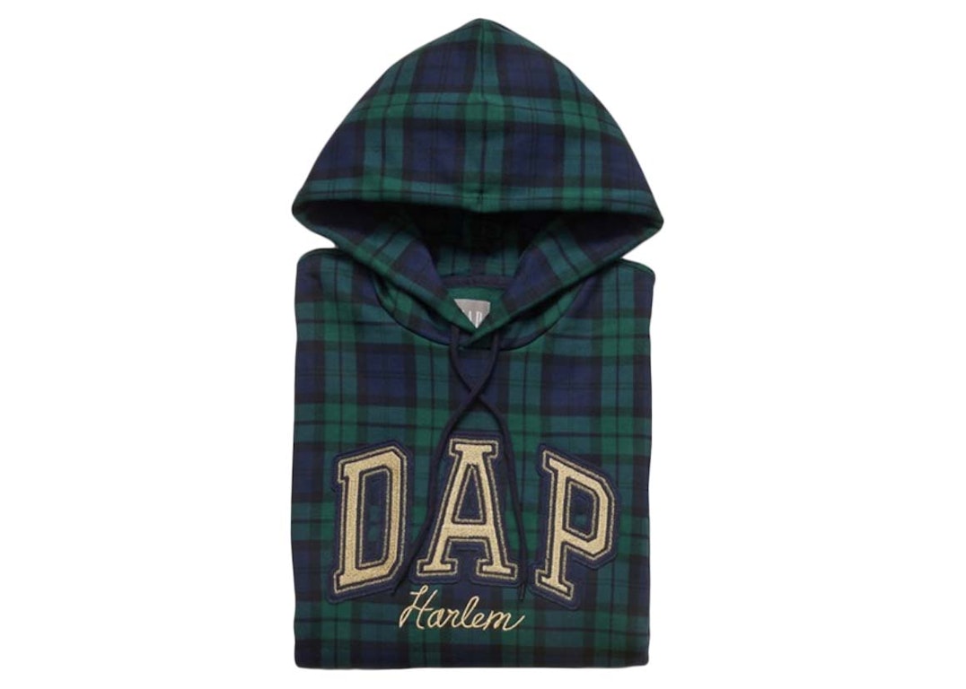 Pre-owned Gap X Dapper Dan Dap Arch Logo Hoodie Dark Green