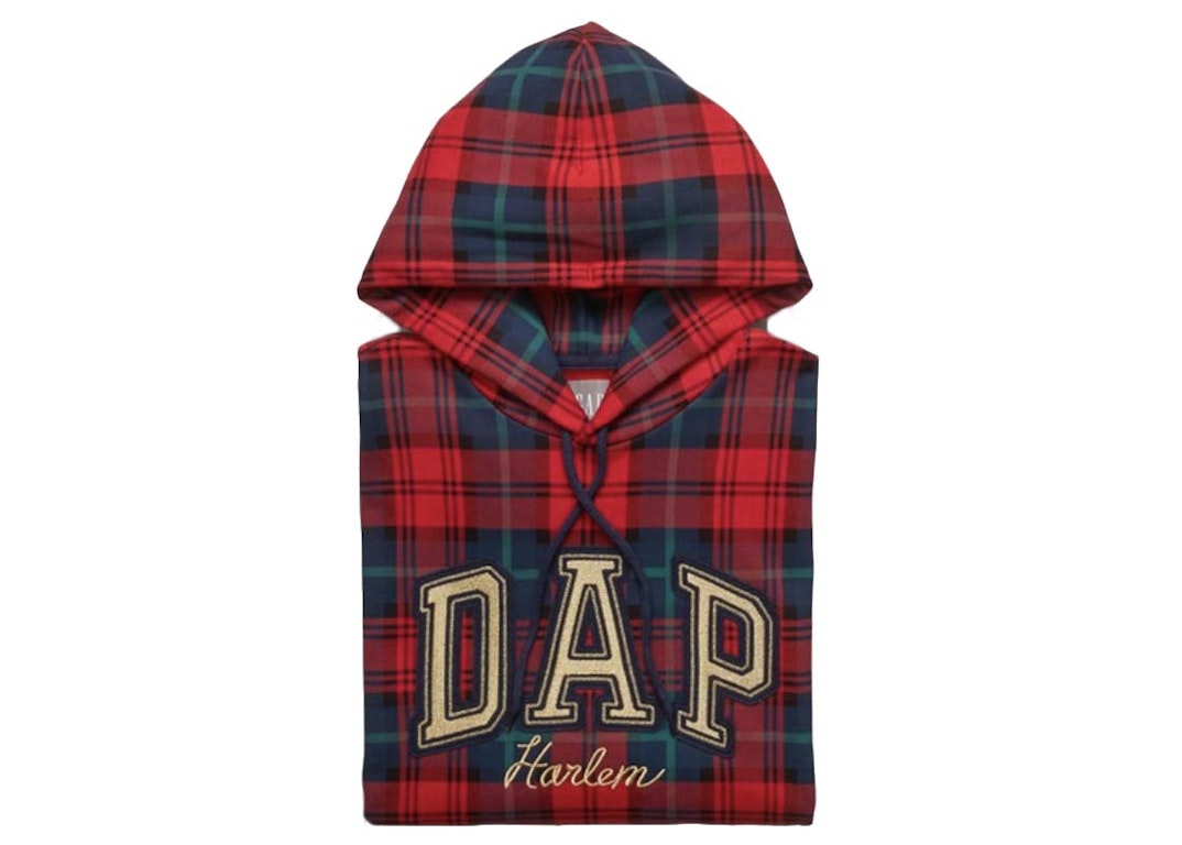 Pre-owned Gap X Dapper Dan Dap Arch Logo Hoodie Red
