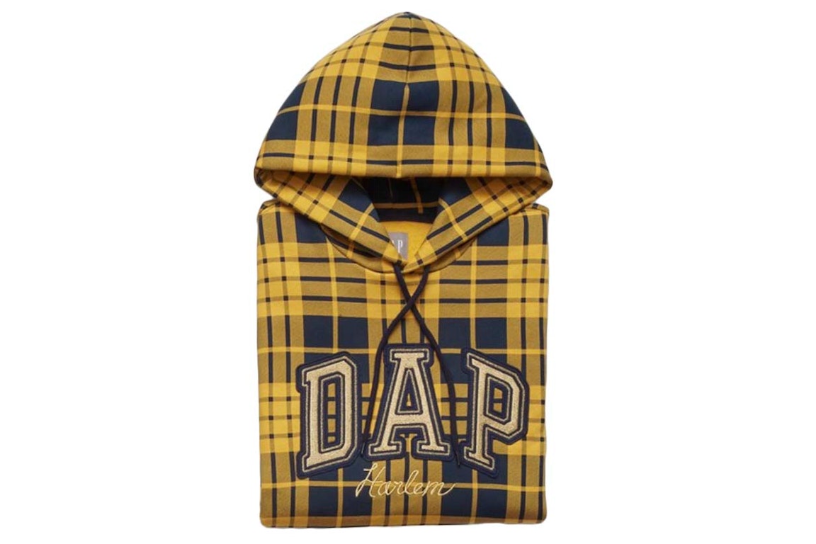 Pre-owned Gap X Dapper Dan Dap Arch Logo Hoodie Yellow