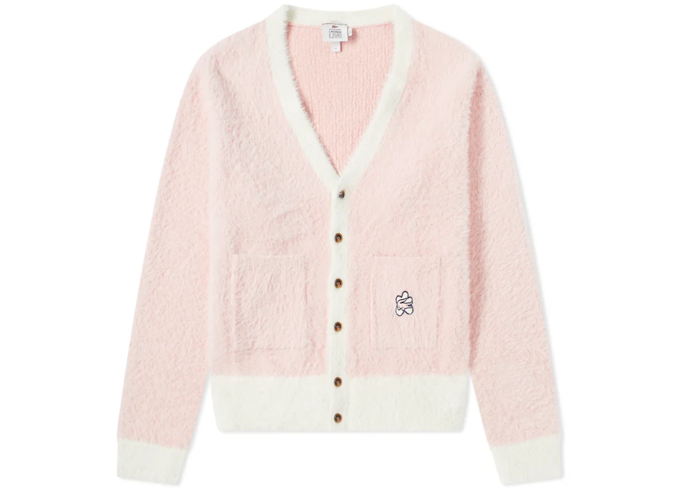 GOLF Le Fleur Lacoste Cardigan Geode/Lychee - SS19 Men's - US