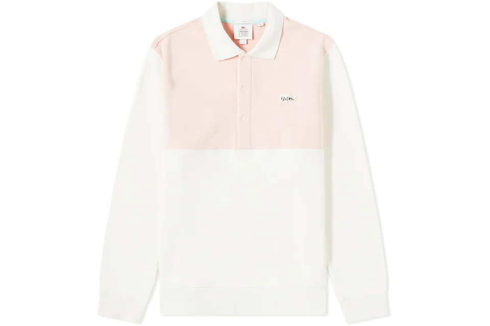 GOLF Le Fleur Lacoste Polo Sweatshirt Geode Lychee Men s SS19 GB