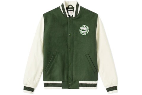 GOLF Le Fleur Lacoste Teddy Jacket Green Men s SS19 US