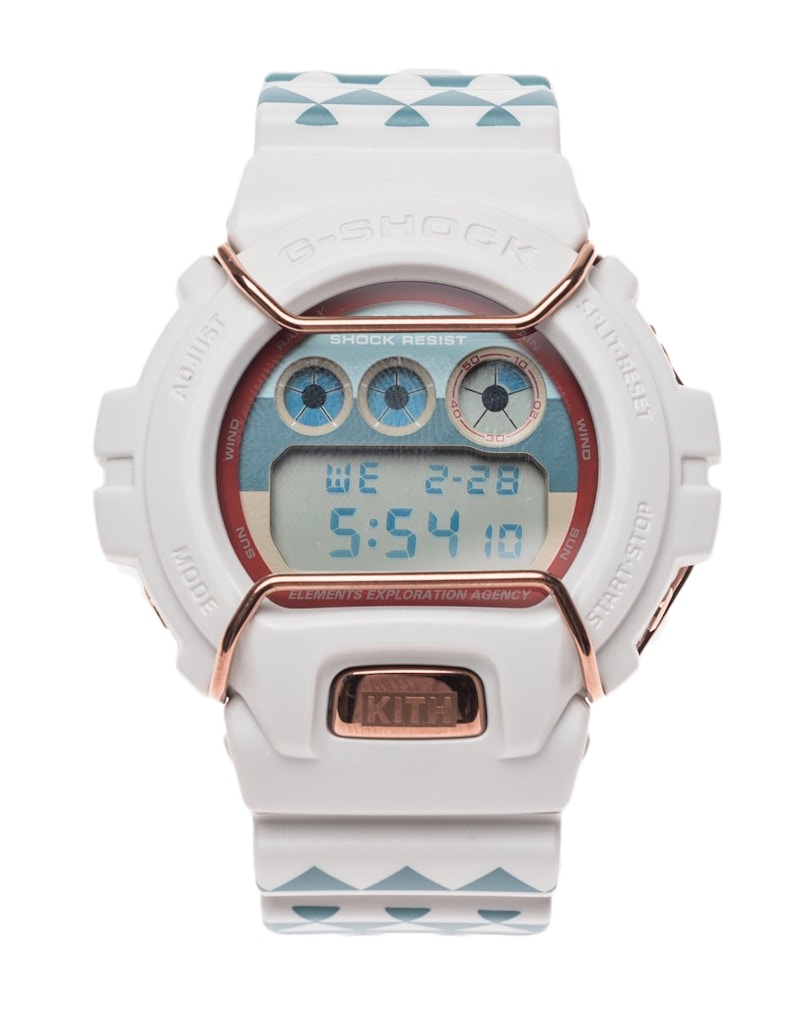 格安超激得☆ G-SHOCK CASIO　DW-6900 KITH (美品) 白 ☆★送料無料★ コラボレーションモデル